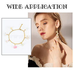 300шт 3 стильные стеклянные подвески&nbsp;GLAA-AR0001-43