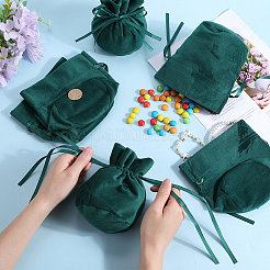 6шт бархатные мешочки с завязками&nbsp;ABAG-BBC0001-19B