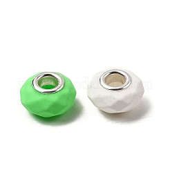 Граненые европейские бусины из смолы&nbsp;RESI-C063-02C