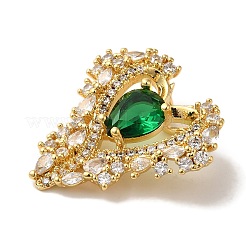 Стойки обшивки латунь микро проложить Циркон подвеску&nbsp;KK-U027-10G