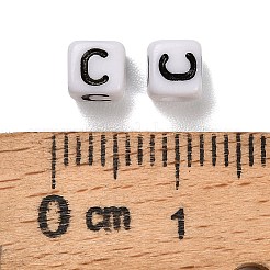 Непрозрачные акриловые бусины&nbsp;OACR-S076-01C