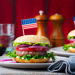 Полиэфирная лента день независимости&nbsp;OCOR-WH0078-18C