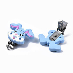 Пищевые экологически чистые силиконовые зажимы для детской соски&nbsp;SIL-N002-13B