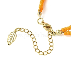 Многорядные браслеты из стеклянных бусин&nbsp;BJEW-MZ00104