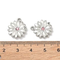 Подвески из нержавеющей стали 304 со стразами&nbsp;STAS-L308-07P