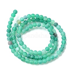 Природные треск агат бисер нитей&nbsp;G-G055-4mm-4