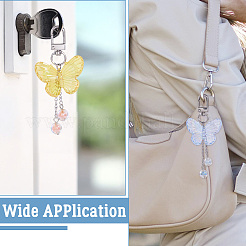 Бабочка акриловый кулон украшение&nbsp;HJEW-TAC0056