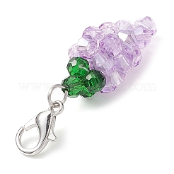 Украшение подвески из виноградного стекла&nbsp;HJEW-JM02594