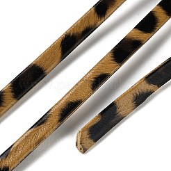 100 м двойная косая бейка из искусственной кожи с леопардовым принтом&nbsp;WL-F011-5mm-02