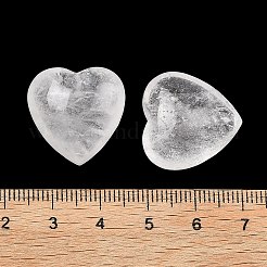 Натуральные кварцевые кристаллы в форме сердца из пальмовых камней&nbsp;G-P609-A01-01