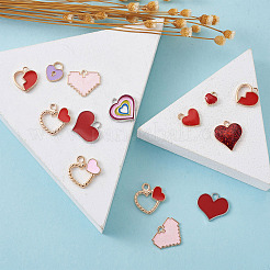 Подвески из эмали и сплава&nbsp;PALLOY-KS0002-04