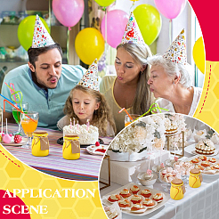 12 шт. стеклянная чашка для пудинга с бейсбольным принтом&nbsp;CON-BC0007-68