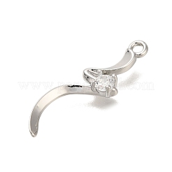 Латунные микро проложить кубического циркония подвески&nbsp;KK-M301-15P