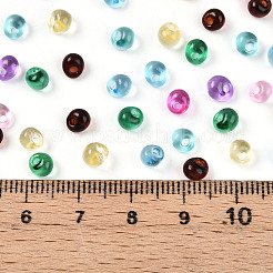 3/0 стеклянная бахрома с покрытием из запекаемой краски&nbsp;SEED-A034-04K