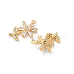 Латунные микро проложить кубического циркония подвески&nbsp;KK-C099-02G-03