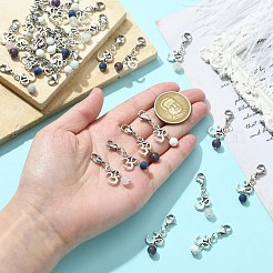 Природных драгоценных камней подвески&nbsp;HJEW-SC0001-12