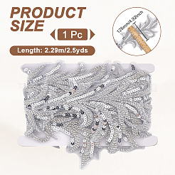 2.5 ярд блестящей полиэстеровой цветочной ленты&nbsp;OCOR-GA0002-13