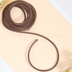 Плетеный кожаный шнур с сердечником&nbsp;WL-CL0001-01B