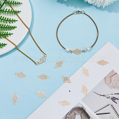 60 шт. долговечные подвески-соединители из латуни с покрытием&nbsp;KK-DC0004-25