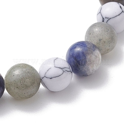 Браслеты из синтетического хаулита&nbsp;BJEW-JB12829