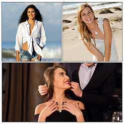 Наборы для изготовления ожерелий своими руками&nbsp;DIY-DR0002-53D