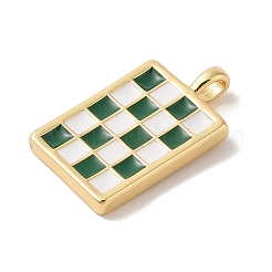 Подвески из латуни с эмалью в стойку&nbsp;KK-Z047-03G-02-RS