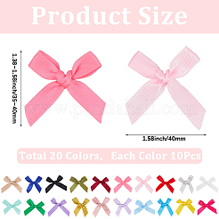 200 шт. 20 стиля полиэстеровых аксессуаров для костюмов ручной работы&nbsp;DIY-SP0004-87