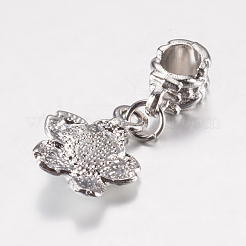 Тибетский стиль сплава эмаль европейские подвески с подвесками&nbsp;PALLOY-F199-45A