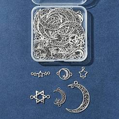 60 шт. 6 стиля подвески из сплава в тибетском стиле&nbsp;TIBE-FS0003-22