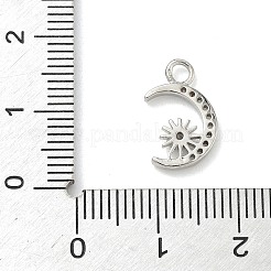 Латунные микропаве прозрачные кубические циркониевые подвески&nbsp;LS-KK-H528-07B-P