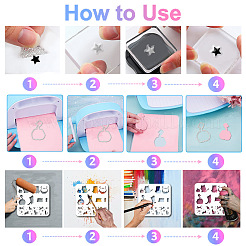 Трафареты для резки из углеродистой стали на тему котенка 1 шт.&nbsp;DIY-GL0003-212