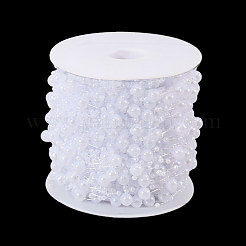 Акриловые жемчужные шариковые цепочки&nbsp;AJEW-WH0766-47A