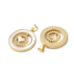 Латунные микро проложить кубического циркония подвески&nbsp;KK-U070-02D-G