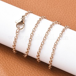 Изготовление ожерелий из цепей из нержавеющей стали 304&nbsp;X-STAS-P045-01RG