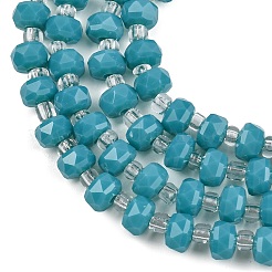 Смешанные стили стеклянные бусины нити&nbsp;GLAA-P076-01