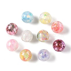 10 шт. 10-х цветная прозрачная смола с пайетками&nbsp;RESI-FS0002-25