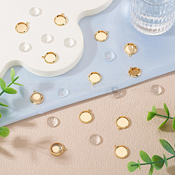 12 шт. латунная подвеска-кабошон&nbsp;KK-TA0003-10B