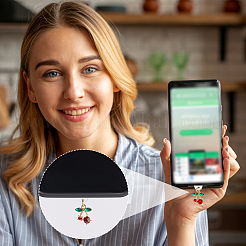 6 шт. 3-х видов пластиковых мобильных пылезащитных заглушек&nbsp;HJEW-CN00012