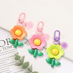 30 шт. 6 цвета непрозрачные подвески из смолы&nbsp;RESI-CJ0003-08