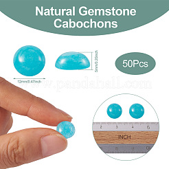 Натурального белого нефрита кабошонов&nbsp;G-R416-12mm-07