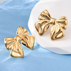 Серьги-гвоздики из нержавеющей стали 304&nbsp;EJEW-Z118-04G