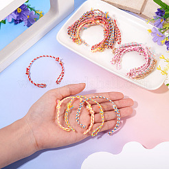 36шт 12 цвета поликоттоновый шнур для изготовления браслетов&nbsp;BJEW-TAC0053