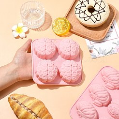 2 шт. 2 стиля силиконовых форм в форме мозга&nbsp;ST-CJ0007-87