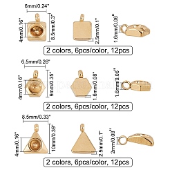 Подвеска из нержавеющей стали 304 со стразами&nbsp;STAS-UN0011-07