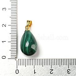 Природного малахита подвески&nbsp;LS-G-D094-01G