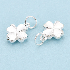 День святого патрика 925 стерлинговый серебряный клевер подвески&nbsp;STER-T008-31S