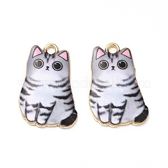 Подвески из эмали и сплава&nbsp;ENAM-M046-12G-E