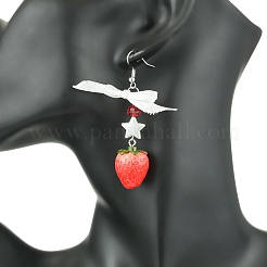 Железо болтающийся серьги&nbsp;EJEW-FS00025