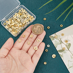 120 шт. 6 стиля латунных и сплавных бусин-разделителей&nbsp;FIND-PH0020-55