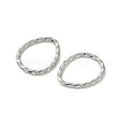 Витые каплевидные соединительные кольца из нержавеющей стали 304&nbsp;STAS-L300-007P